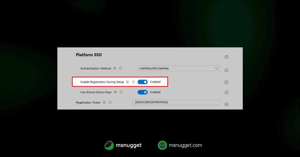 Platform SSO Registration during ADE on macOS