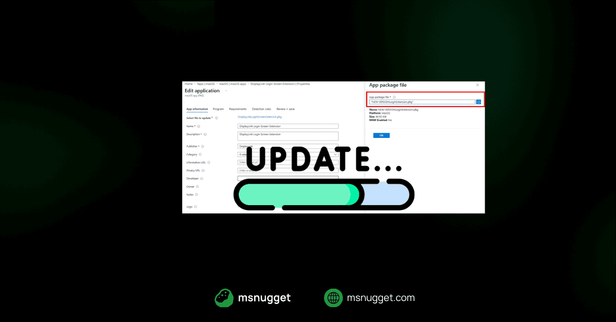 macOS – Available PKGs, now self updating